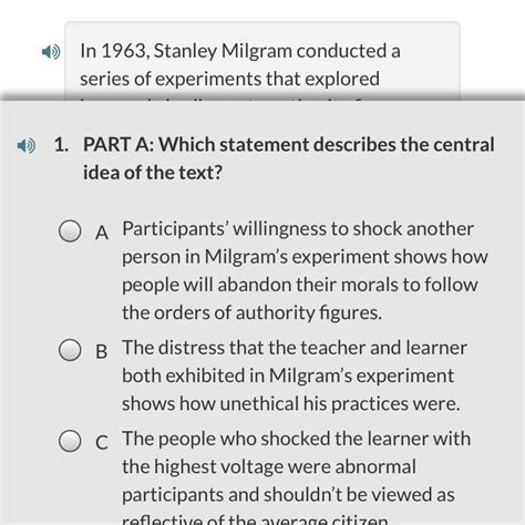 What Is A Central Idea Of The Text