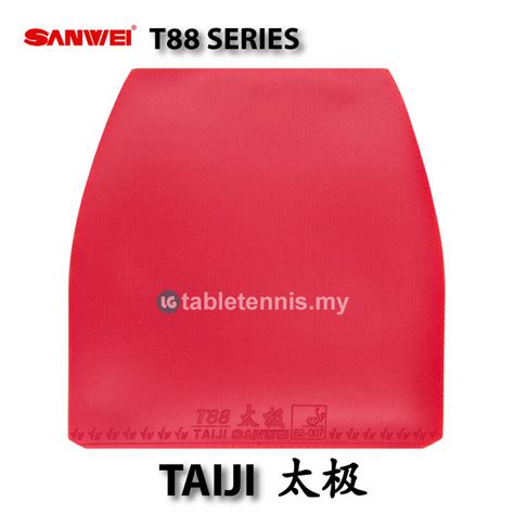 Sanwei Rubber T88 Taiji Light Version Semi Sticky Elastic Rubber Getah ...