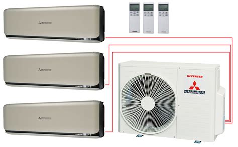 Мульти-сплит-система Mitsubishi Heavy Industries SCM60ZS-W + 3 ...