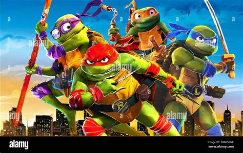 Tortues Ninja Mutantes Adolescentes Chaos Mutant Banque De