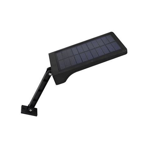 Faro Led Nero Con Pannello Solare Ip Temperatura Colore Regolabile