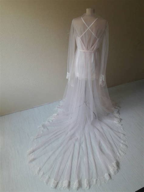 Pink Bridal Lingerie Set Pink Nightgown Ivory Lace Bridal Etsy