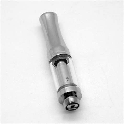 Vaporizer 510 Cartridge Glass Tank Atomizer 92a3 Vape Pen Round Mouthpiece Dual Coil For Bud