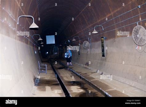 Oil Storage Tunnel Darwin Northern Territory Australia Stock Photo