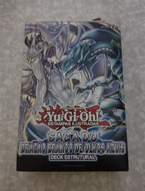 Deck Estrutural Yu Gi Oh Saga Do Drag O Branco De Olhos Azuis Jogo