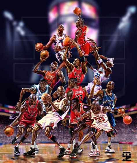 Michael Jordan Series By A On Deviantart Poster Michael Jordan Basket Ball