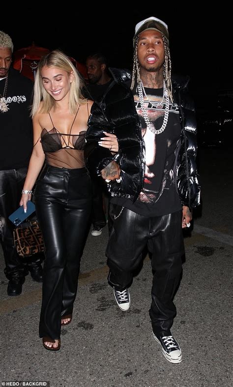 Tyga and girlfriend Camaryn Swanson syn-up their outfits in matching ...