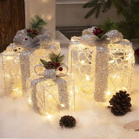 Outdoor Christmas Decorations Lighted Gift Boxes 2022 Christmas 2022