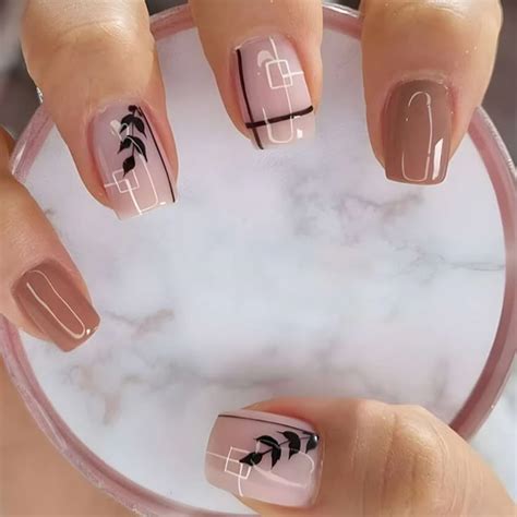 Short Square Nude Press On Nails Nailcandimd Work Nails Simple Nails Fancy Nails