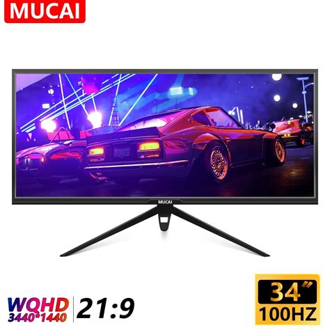 Mucai Inch Monitor Hz Wide Display Wqhd Desktop Led Game