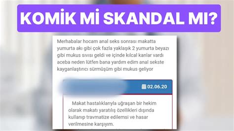 Bir Doktorun Anal Seks Sonrası Yaşadıkları Sorunları Anlatan Hastalara Verdiği Yanıtlar Gündem
