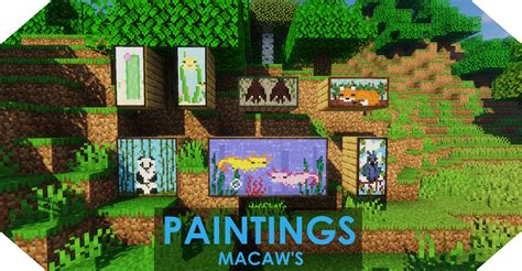 Macaw S Paintings Minecraft Mod