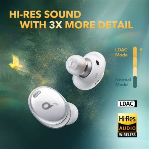 Soundcore Liberty 3 Pro True Wireless Noise-Cancelling Earbuds - White ...
