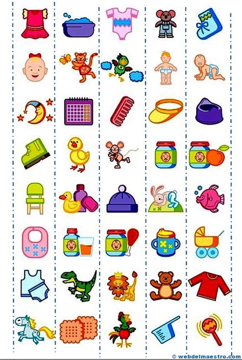 Pictogramas Para Imprimir De Objetos Infantiles Web Del Maestro