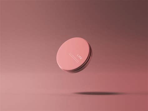 Free Lip Balm Tin Mockup Freemockup