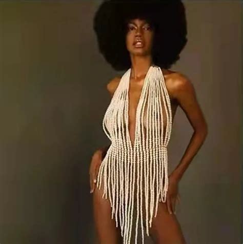 Sexy Body Chain Bikini Pearl Wrapping Chain Multilayer Tassels Bra