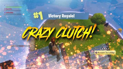 Insane Solo Squad Win Clutch Fortnite Battle Royale YouTube