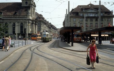 Bern Svb Tram Be Bubenbergplatz Hauptbahnhof Im Juli