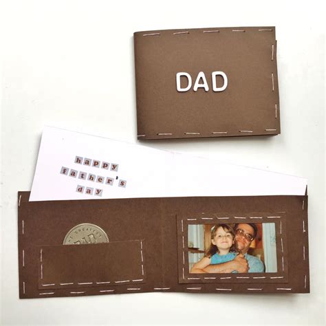 Make And Create Fathers Day Wallet Card Thats So Gemma