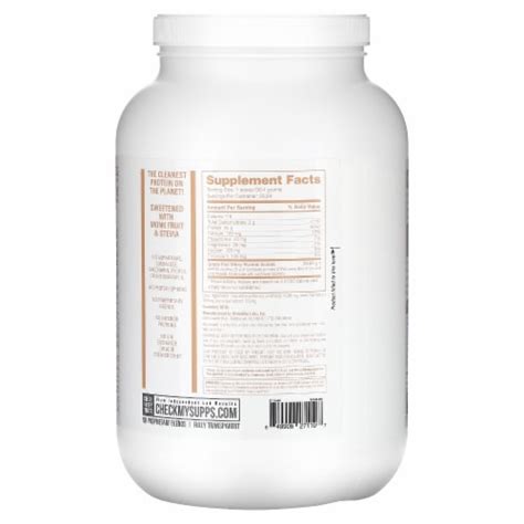 NutraBio Grass Fed Whey Isolate Protein Powder 25G Of Protein Per