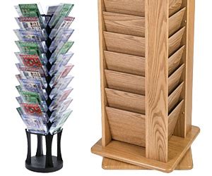 Floor Standing Literature Holders Magazine Brochure Stands