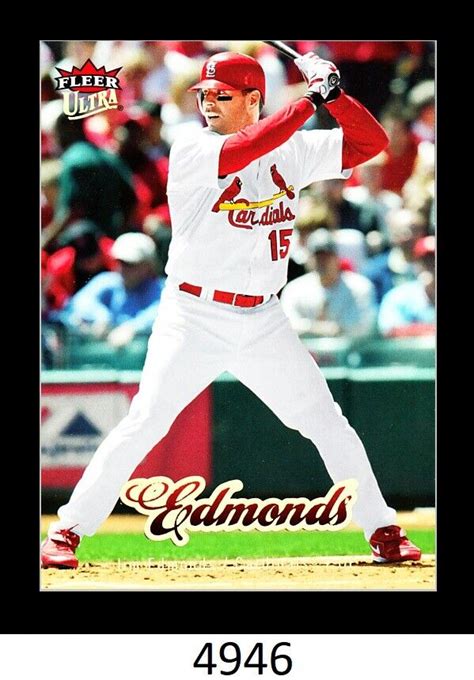 1 2007 FLEER ULTRA GOLD MEDDALLION JIM EDMONDS CARDINALS CARD 149 SP EBay