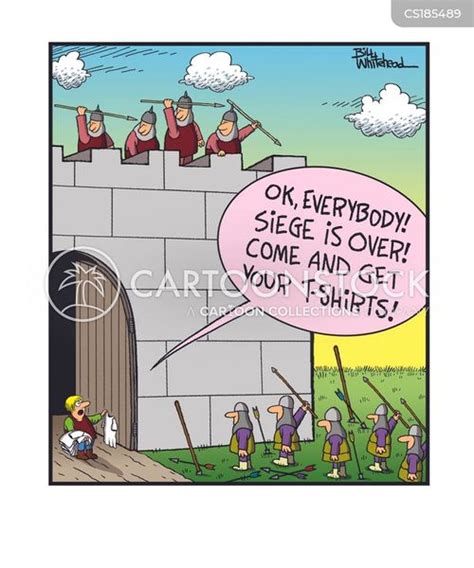 Siege Warfare Cartoons And Comics Funny Pictures From Cartoonstock