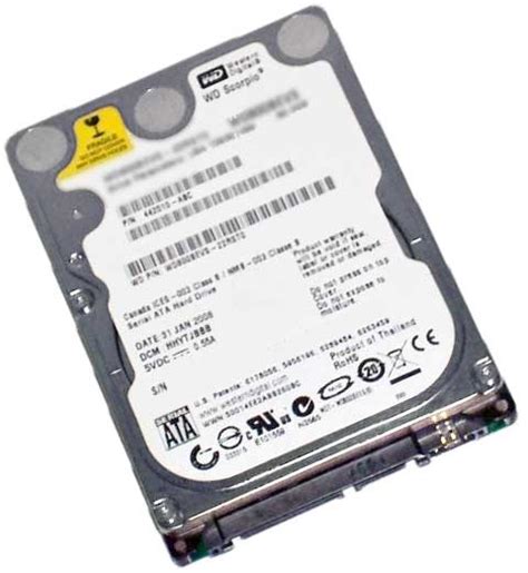 Western Digital WD1600BEVS-22VAT0 - 160GB 5.4K RPM SATA 2.5" Hard Disk ...