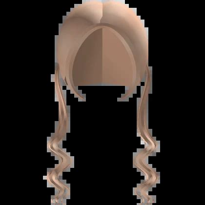 Cutesy Low Curled Long Pigtails In Blonde Roblox Item Rolimon S