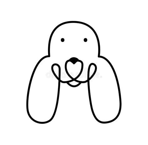 Minimal Line Drawing Dog Stock Illustrations 900 Minimal Line Drawing