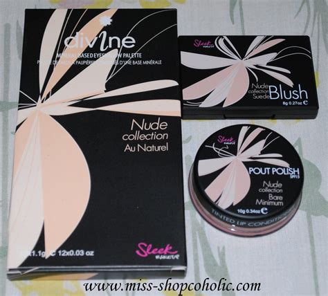 Miss Shopcoholic Sleek MakeUp Nude Collection Photos Swatches