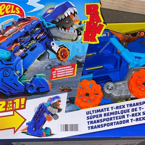 Hot Wheels Toys Hot Wheels City Ultimate Hauler Transforms Into Stomping Trex Poshmark