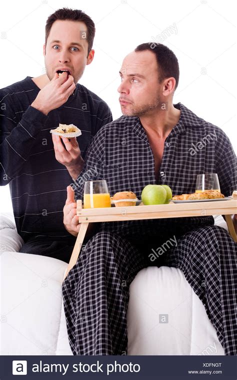 Happy Gay Couple Cuddling On High Resolution Stock Photography And Images Alamy