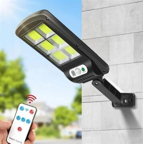 1200 W Водоустойчива улична соларна лампа с 3 режима, дистанционно ...