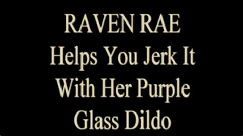 Raven Rae Purple Glass Dildo JOI HD MP4 All Fetishes Clips4sale