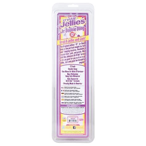 Crystal Jellies Jr Double Dong Pink Sex Toys At Adult Empire