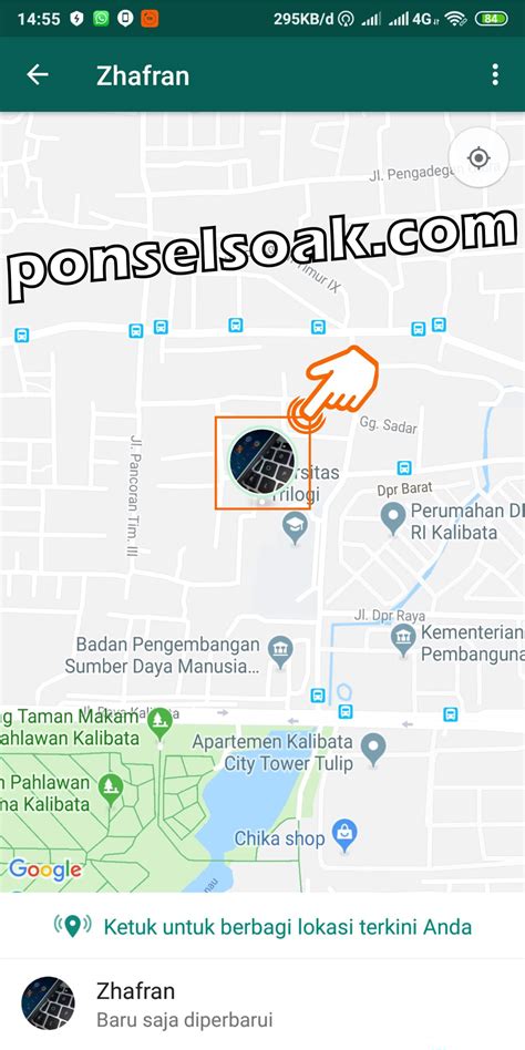 cara melacak no hp yang hilang lewat google maps 10