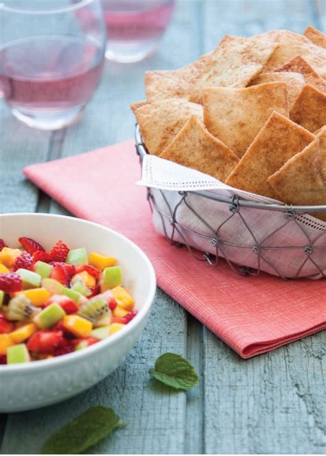 Stacy S SIMPLY NAKED Pita Chips With Fruit Salad