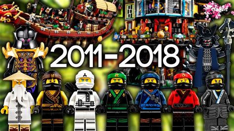 Every Lego Ninjago Set Ever Made 2011 2018 Youtube