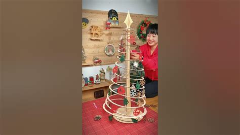 Laser Cut Diy Spiral Christmas Tree With Xtool Shorts Youtube