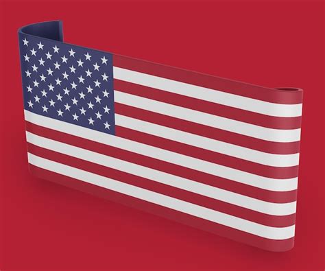 Bandera De La Cinta De La Bandera De Estados Unidos Foto Gratis