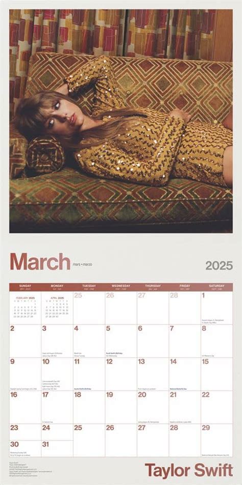 Taylor Swift Tour Calendar 2025 - Maria Metcalfe