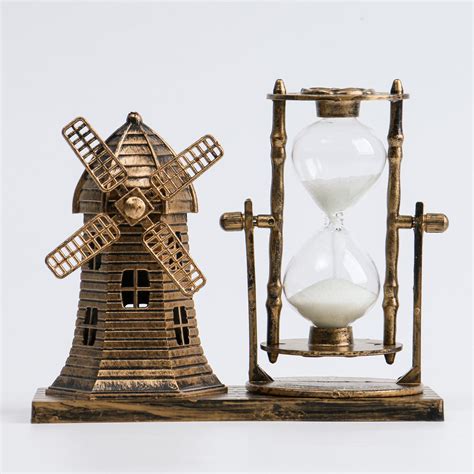 Песочные часы "Мельница", сувенирные, 15.5 х 7 х 12.5 см (7109224 ...