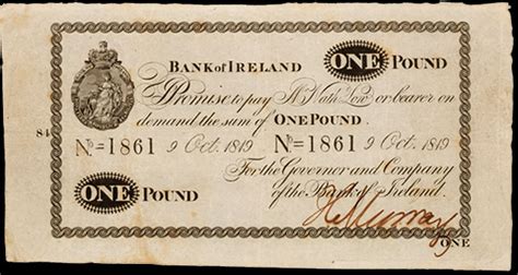 Contemporary Forgeries Of Early Irish Banknotes Ca1800 1930