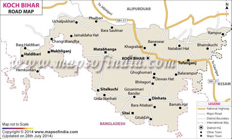 koch bihar road map