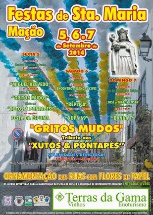 Cartaz Festas De Santa Maria