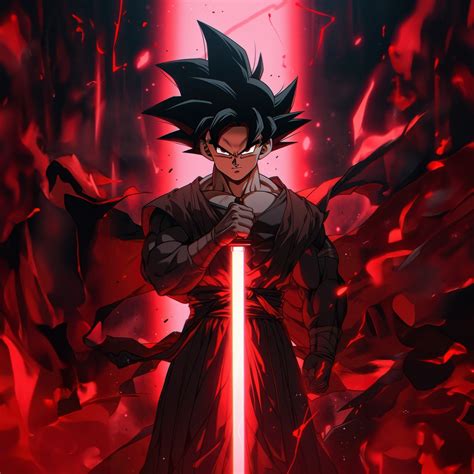 Goku Black Wallpaper 4K, Super Saiyan Rose, Lightsaber