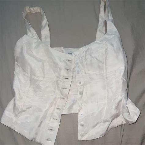 Nude Lucy Cupro Top Needs An Iron Depop