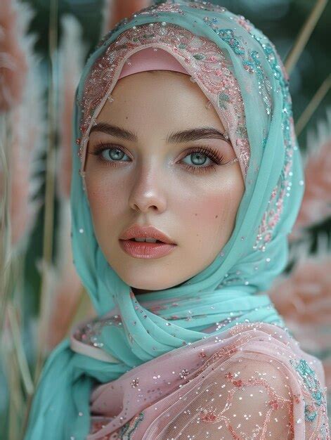 Premium Photo Woman In Headscarf And Scarf