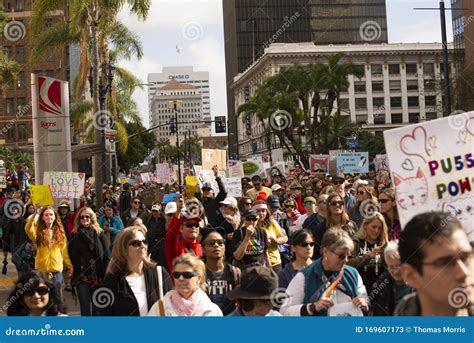 Women`s March San Diego, California, USA Editorial Stock Photo - Image ...